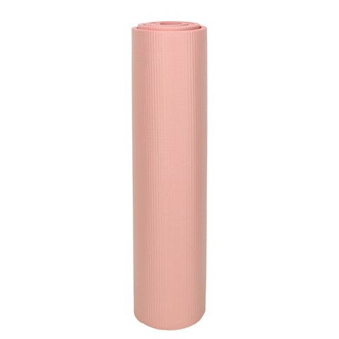 Mata fitness do ćwiczeń jogi gruba 185x83x1,5 cm różowa Mata fitness do ćwiczeń jogi gruba 185x83x1,5 cm różowa