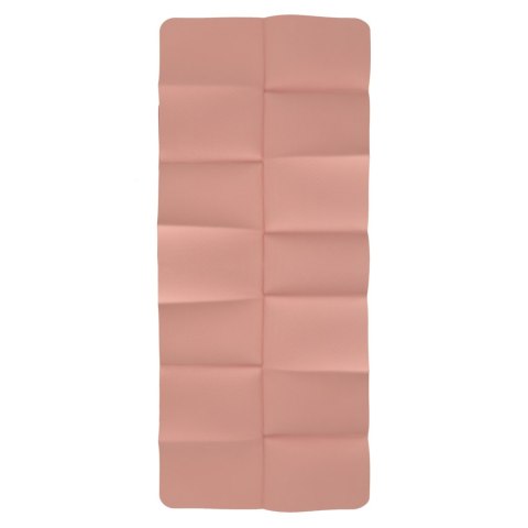 Mata fitness do ćwiczeń jogi składana 179x61x0,4 cm różowa Mata fitness do ćwiczeń jogi składana 179x61x0,4 cm różowa