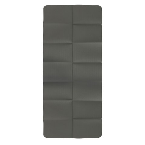 Mata fitness do ćwiczeń jogi składana 179x61x0,4 cm szara Mata fitness do ćwiczeń jogi składana 179x61x0,4 cm szara