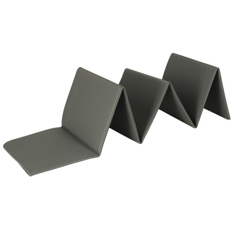 Mata fitness do ćwiczeń jogi składana 179x61x0,4 cm szara Mata fitness do ćwiczeń jogi składana 179x61x0,4 cm szara