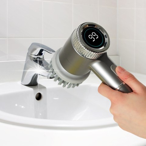 Szczotka myjka elektryczna do czyszczenia 5w1 do łazienki podłogi fug basenu LED Szczotka myjka elektryczna do czyszczenia 5w1 do łazienki podłogi fug basenu LED