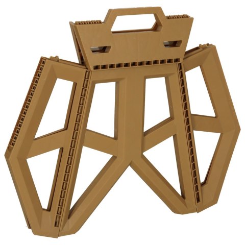 Taboret składany krzesełko turystyczne kempingowe przenośne 40 cm beżowy Taboret składany krzesełko turystyczne kempingowe przenośne 40 cm beżowy