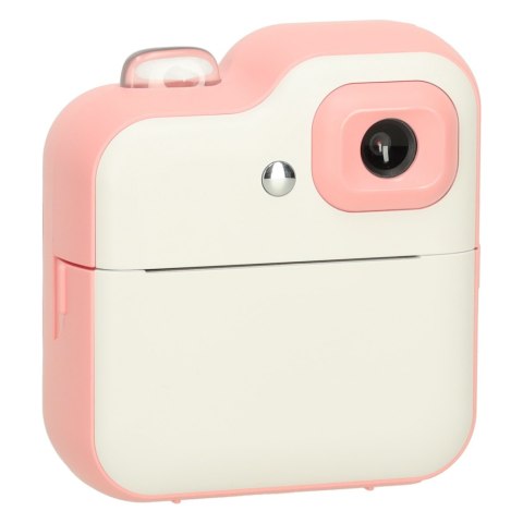 Aparat fotograficzny natychmiastowy drukarka termiczna + wkłady karta 32GB różowy Aparat fotograficzny natychmiastowy drukarka termiczna + wkłady karta 32GB różowy