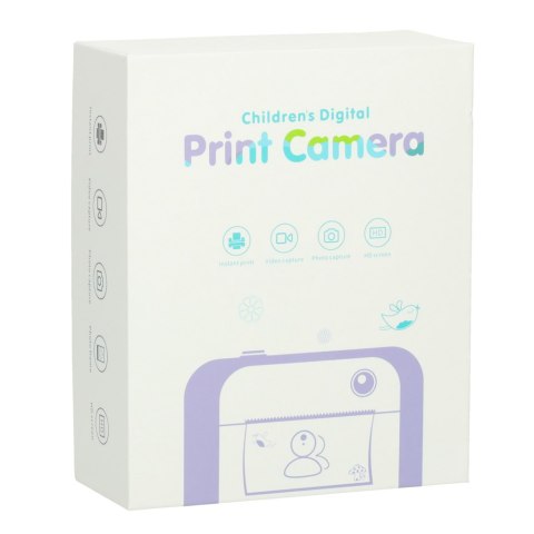 Aparat fotograficzny natychmiastowy drukarka termiczna + wkłady karta 32GB różowy Aparat fotograficzny natychmiastowy drukarka termiczna + wkłady karta 32GB różowy