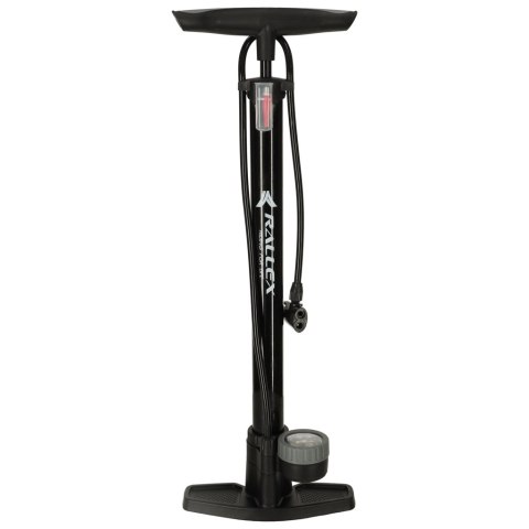 RALLEX Pompka rowerowa podłogowa nożna z manometrem 11bar RALLEX Pompka rowerowa podłogowa nożna z manometrem 11bar
