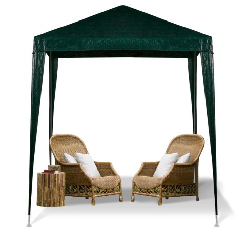 Pawilon ogrodowy namiot imprezowy handlowy altana zielony 1,9 x 1,9 m Pawilon ogrodowy namiot imprezowy handlowy altana zielony 1,9 x 1,9 m