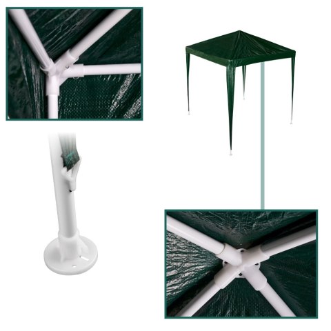 Pawilon ogrodowy namiot imprezowy handlowy altana zielony 1,9 x 1,9 m Pawilon ogrodowy namiot imprezowy handlowy altana zielony 1,9 x 1,9 m
