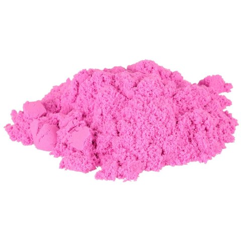 Piasek Kinetyczny w wiaderku 1kg foremki różowy Piasek Kinetyczny w wiaderku 1kg foremki różowy