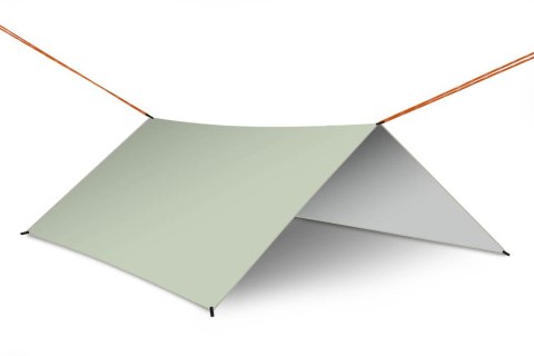 Plandeka tarp płachta biwakowa namiot na hamak osłona przeciwdeszczowa 300cm szary Plandeka tarp płachta biwakowa namiot na hamak osłona przeciwdeszczowa 300cm szary