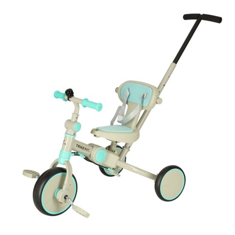 Rowerek trójkołowy TRIKE FIX V4 niebiesko-szary z daszkiem Rowerek trójkołowy TRIKE FIX V4 niebiesko-szary z daszkiem
