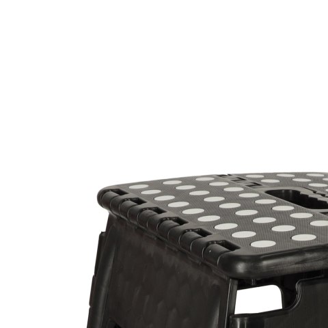 Stołek taboret składany antypoślizgowy 39cm czarny Stołek taboret składany antypoślizgowy 39cm czarny