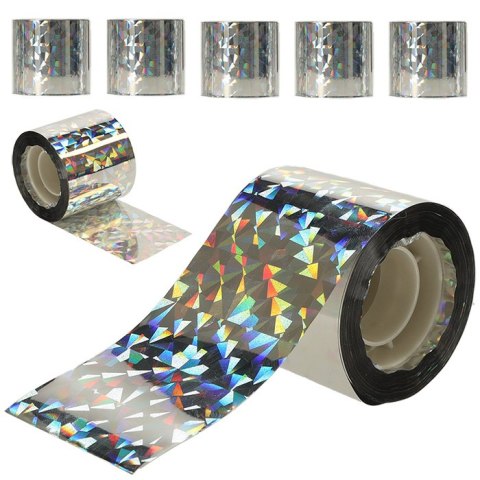 Odstraszacz ptaków taśma odblaskowa odstraszająca ptaki 4,8cm x 50m 5 sztuk Odstraszacz ptaków taśma odblaskowa odstraszająca ptaki 4,8cm x 50m 5 sztuk