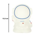 Lampka nocna dla dzieci silikonowa 8 LED USB biała astronauta
