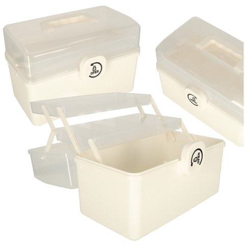Pojemnik na leki organizer pudełko apteczka 34 x 19 x 22,5 cm Pojemnik na leki organizer pudełko apteczka 34 x 19 x 22,5 cm