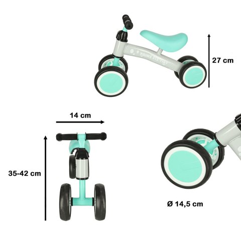 Rowerek Trike Fix Tiny czterokołowy biegowy miętowy Rowerek Trike Fix Tiny czterokołowy biegowy miętowy