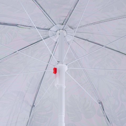 Parasol ogrodowy plażowy regulowany 150cm łamany liście Parasol ogrodowy plażowy regulowany 150cm łamany liście