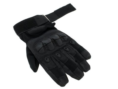 Rękawice taktyczne survival wojskowe ochrona kostek XL czarne Rękawice taktyczne survival wojskowe ochrona kostek XL czarne