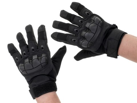 Rękawice taktyczne survival wojskowe ochrona kostek XL czarne Rękawice taktyczne survival wojskowe ochrona kostek XL czarne
