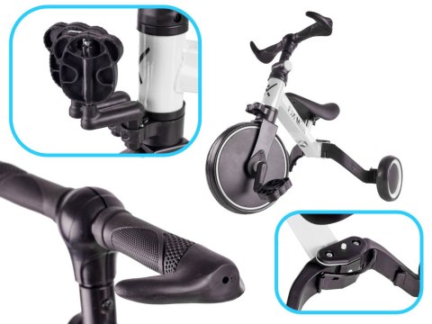 Rowerek Trike Fix Mini biegowy trójkołowy 3w1 z pedałami biały Rowerek Trike Fix Mini biegowy trójkołowy 3w1 z pedałami biały